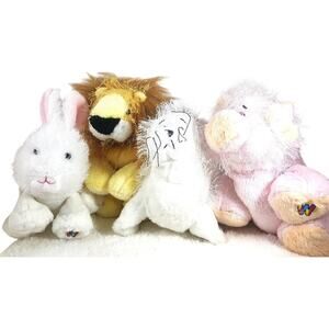 Ganz Webkinz Lil Kinz Lot NO CODE 4 Signature Plush Stuffed Animal Toys Pig Seal